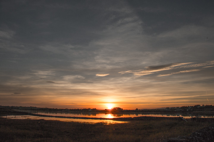 Sonnenuntergang Killala, Irland