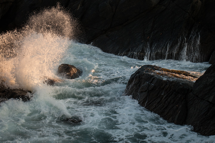 Brandung, Klippen, Achille Island, Irland