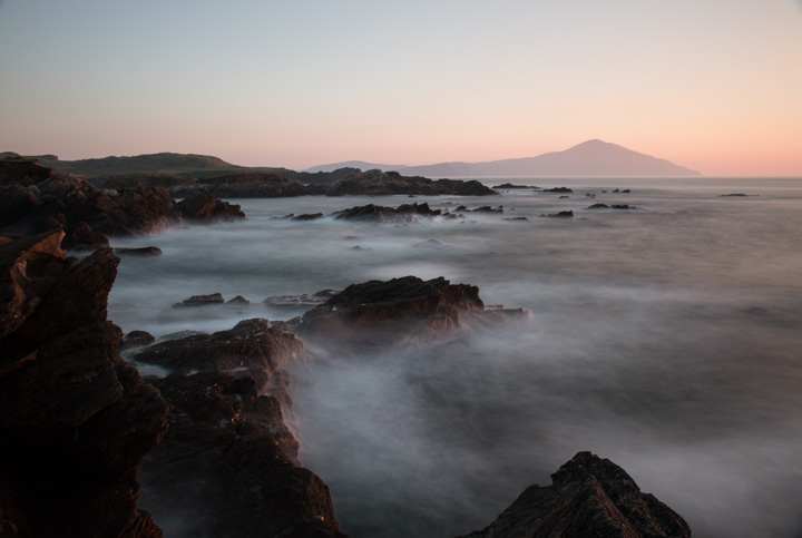 Brandung, Klippen, Achille Island, Irland