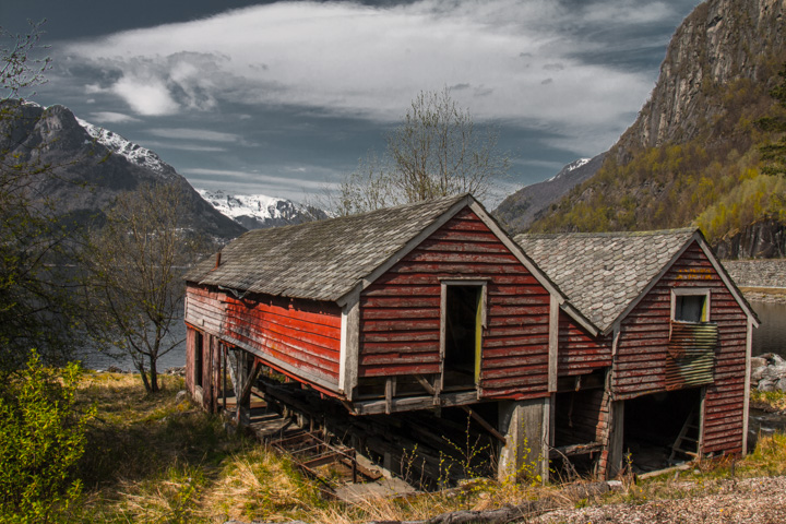 Sägewerk, Norwegen