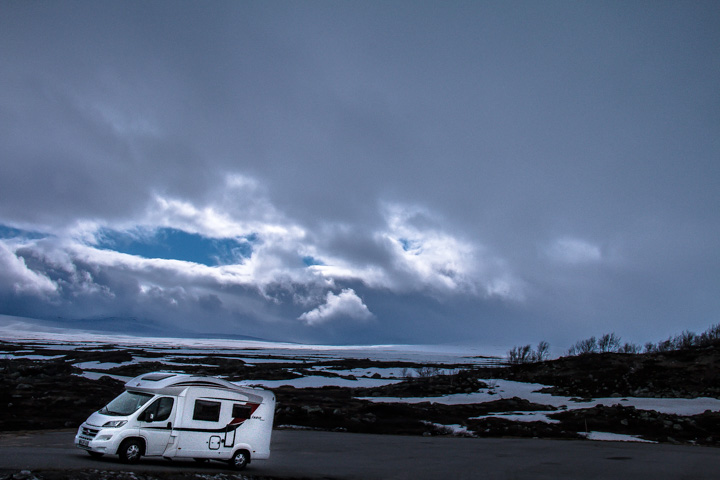 Wohnmobil Saltfjell, Norwegen