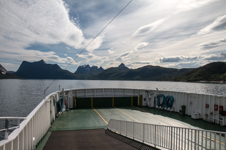 Fähre Bognes, Norwegen