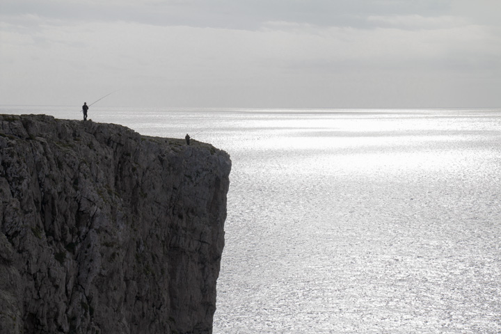 Klippenangler, Sagres, Portugal