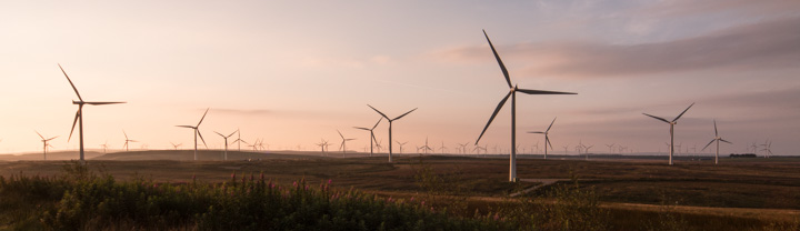 Sonnenuntergang - Whitelee Windfarm