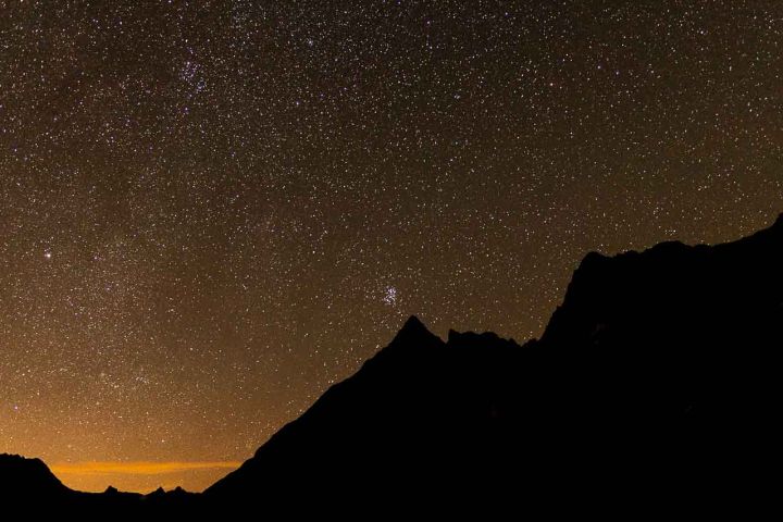 Sternenhimmel Alpen