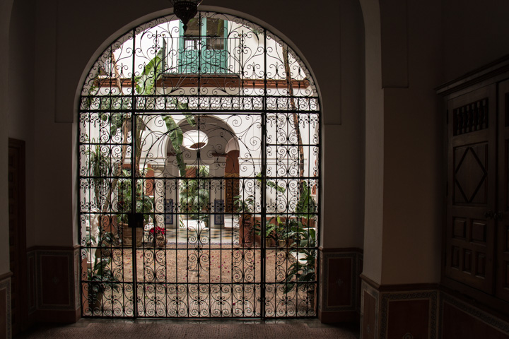 Innenhof, Sevilla, Spanien