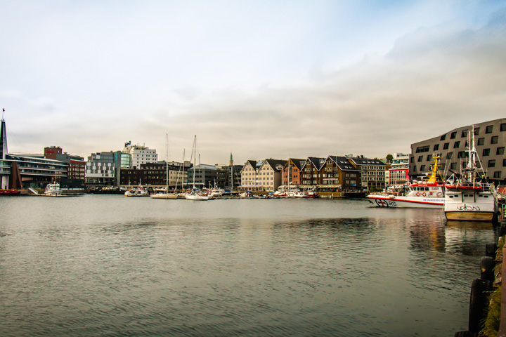 Troms&oslash; Hafen, Norwegen