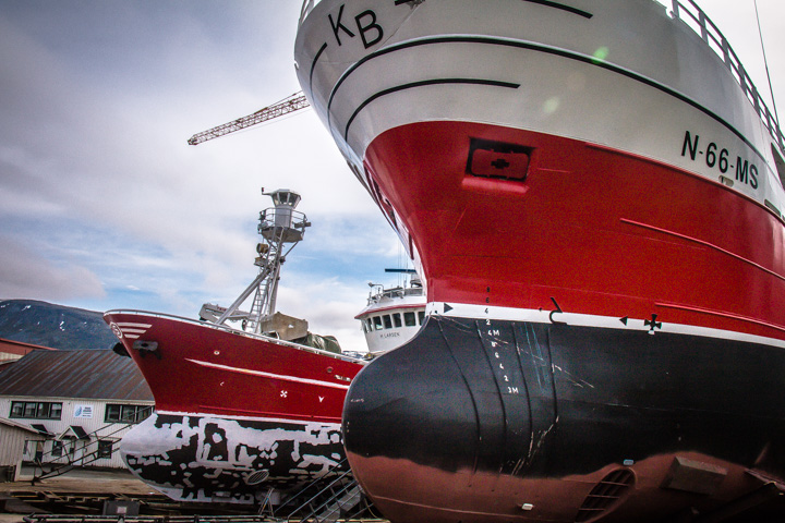 Troms&oslash; Hafen, Norwegen